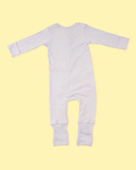 Greendigo Lilac Sleepsuit-Lullaby-100% Pure Bamboo-For Infants