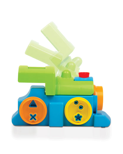 Funskool Fundough Wheel O Train-With Train Extruder, 5 Form Wheels & 4 Clay Tubs-Art & Craft Kit-18M+