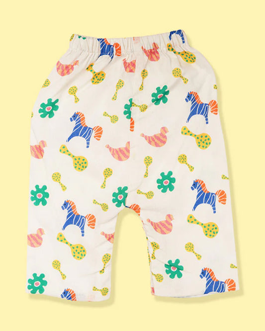 Greendigo Multicolor Coord Set-Rattle Rally-100% GOTS Certified Organic Cotton-For Infants