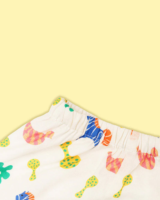 Greendigo Multicolor Coord Set-Rattle Rally-100% GOTS Certified Organic Cotton-For Infants