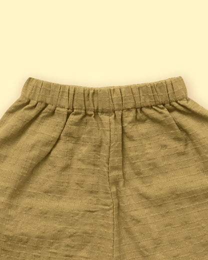 Greendigo White & Sage Green Coord Set-Snowflake-100% GOTS Certified Organic Cotton-For Infants