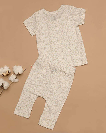 Greendigo White Coord Set-Autumn-100% GOTS Certified Organic Cotton-For Infants