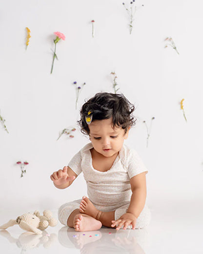 Greendigo White Coord Set-Autumn-100% GOTS Certified Organic Cotton-For Infants