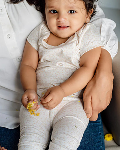 Greendigo White Coord Set-Autumn-100% GOTS Certified Organic Cotton-For Infants