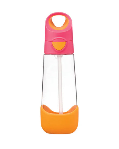b.box School Essentials Kit-Mini Lunch Box(1000ml)-Tritan Straw Sipper(650ml)-Strawberry-3Y+
