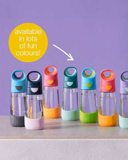 b.box School Essentials Kit-Mini Lunch Box(1000ml)-Tritan Straw Sipper(650ml)-Strawberry-3Y+