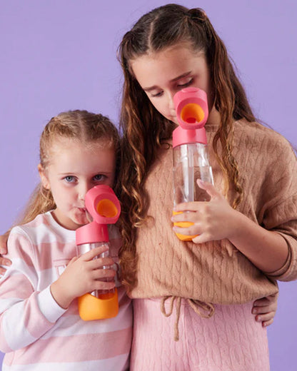 b.box School Essentials Kit-Mini Lunch Box(1000ml)-Tritan Straw Sipper(650ml)-Strawberry-3Y+