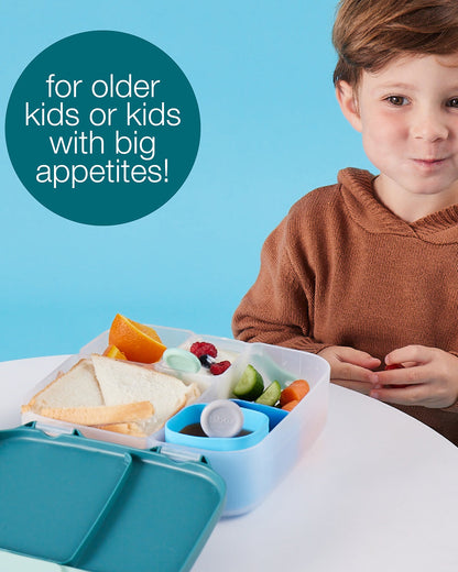 b.box School Essentials Kit-Mini Lunch Box(1000ml)-Tritan Straw Sipper(450ml)-Lilac Pop-3Y+