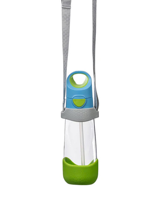 b.box Bottle Carrier-With Detachable Length Adjustable Strap-Fits to b.box Insulated & Tritan Bottles (350 to 600ml)-Cool Grey