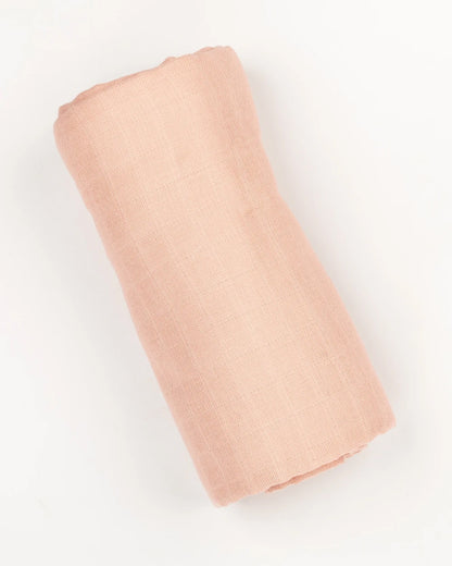 BeeLittle Peach Organic Muslin Swaddle-Infant Wraps