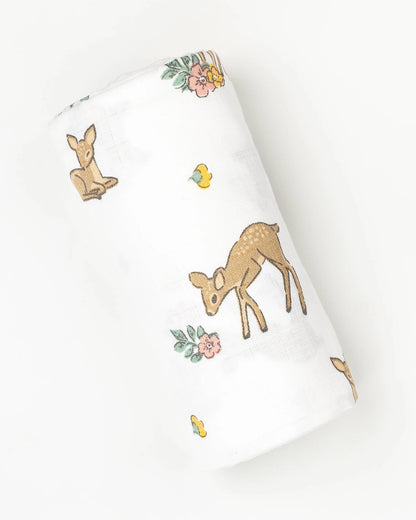 BeeLittle Bambi Love Organic Muslin Swaddle-Infant Wraps