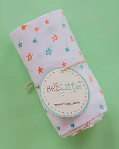 BeeLittle Twinkle Twinkle Organic Muslin Swaddle-Infant Wraps