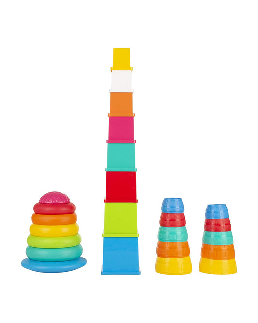 Funskool Giggles Stack N Nest-Shape Sorter & Stacker-Learning & Educational Toys-12M+