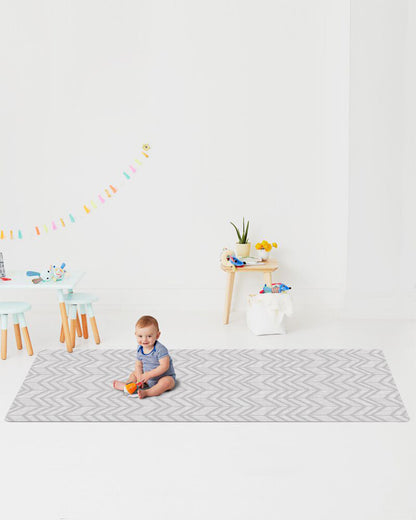 Skip Hop Doubleplay Reversible Playmat-Little Travelers-Baby Tummy Time Adventure, Crawling & Play-Stylish, Safe & Easy to Clean-Indoor Baby Mat-0M+