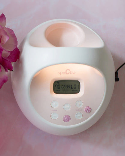 Spectra S2 Plus™ Premier Double Electric Breast Pump-With Hospital Grade Adjustable Suction (270 mmHg)-Versatile Single or Double Pumping-Simulates Natural Suckling-Advance Massage and Expression Modes-Milk Expression Pump