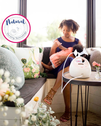 Spectra S2 Plus™ Premier Double Electric Breast Pump-With Hospital Grade Adjustable Suction (270 mmHg)-Versatile Single or Double Pumping-Simulates Natural Suckling-Advance Massage and Expression Modes-Milk Expression Pump