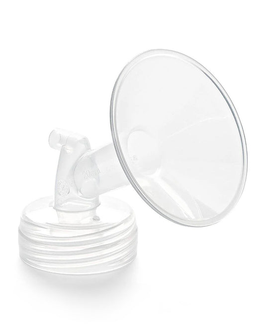 Spectra Single Breast Flange with Duckbill Valve-Ensures Proper Suction for Pumping-Compatible with Spectra S1, S2, Synergy Gold Breast Pumps & Spectra Wide Neck Bottles