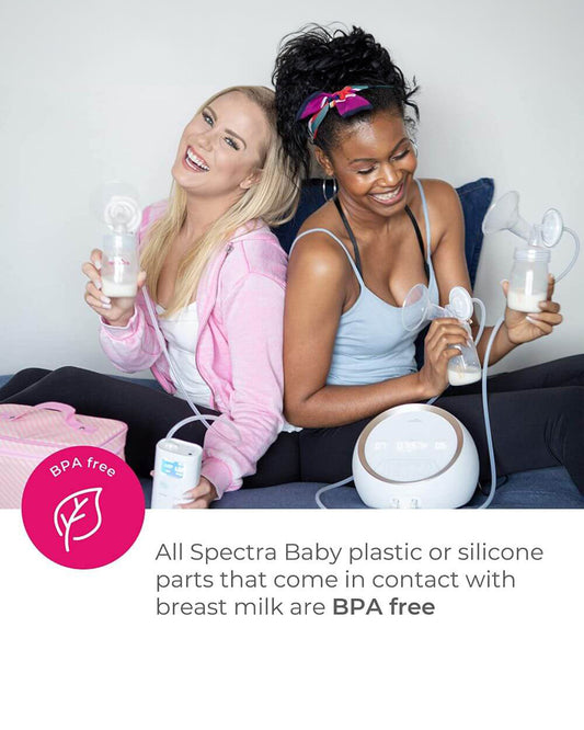 Spectra Single Breast Flange with Duckbill Valve-Ensures Proper Suction for Pumping-Compatible with Spectra S1, S2, Synergy Gold Breast Pumps & Spectra Wide Neck Bottles