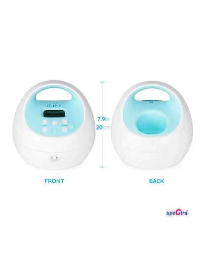 Spectra S1 Plus™ Premier Rechargeable Double Electric Breast Pump-With Hospital Grade Adjustable Suction (270 mmHg)-Versatile Single or Double Pumping-Upto 3 Hours Battery Life-Advance Massage and Expression Modes-Milk Expression Pump