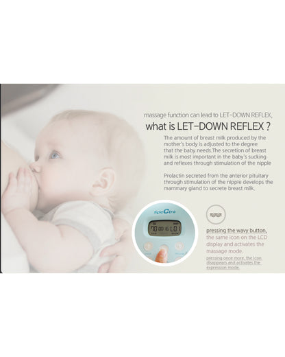 Spectra S1 Plus™ Premier Rechargeable Double Electric Breast Pump-With Hospital Grade Adjustable Suction (270 mmHg)-Versatile Single or Double Pumping-Upto 3 Hours Battery Life-Advance Massage and Expression Modes-Milk Expression Pump
