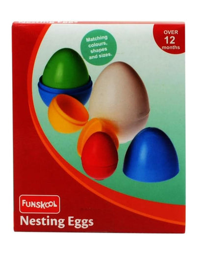 Funskool Giggles Nesting Eggs-Shape Sorter & Stacker-Learning & Educational Toys-12M+