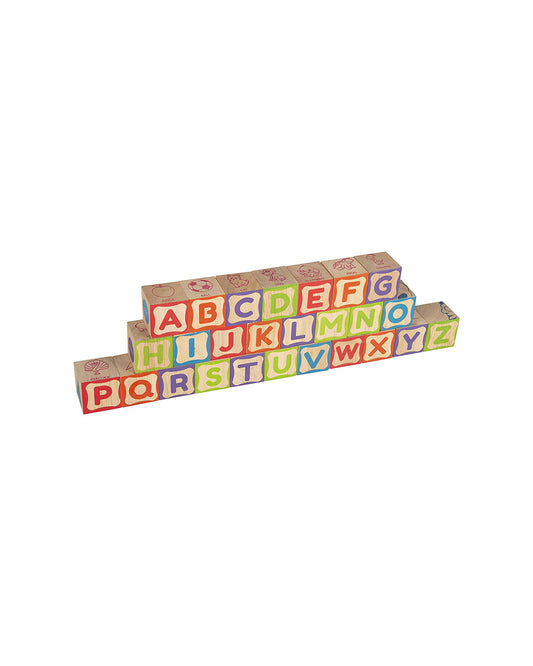 Funskool Giggles Wooden Info Cubes-Shape Sorter & Stacker-Learning & Educational Toys-12M+