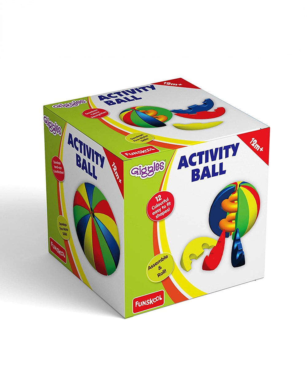 Funskool Giggles Activity Ball-Shape Sorter & Stacker-Learning ...