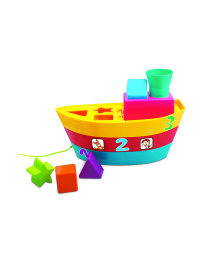 Funskool Giggles Stacking Boat Vehicle Toy-9M+