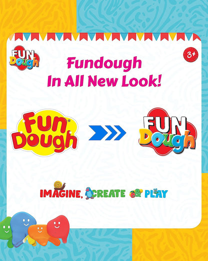 Funskool Fundough Kitchen Set-With Extruder, Kitchen Counter, Mixer, Working Table & 4 Clay Tubs-Art & Craft Kit-18M+