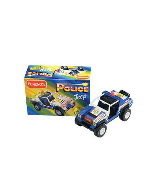 Funskool Giggles Police Jeep Vehicle Toy-Blue-9M+