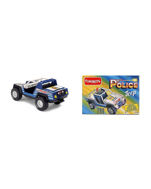 Funskool Giggles Police Jeep Vehicle Toy-Blue-9M+