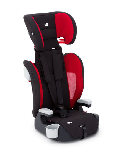 Joie Elevate Baby Car Seat-Forward Facing-10 Positions Adjustable Headrest-With Ventilated Mesh Sides & Integrated Cup Holder-2 Years Warranty-For 1 to 12Y (From 9 to 36 Kg)-Cherry