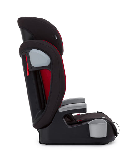 Joie Elevate Baby Car Seat-Forward Facing-10 Positions Adjustable Headrest-With Ventilated Mesh Sides & Integrated Cup Holder-2 Years Warranty-For 1 to 12Y (From 9 to 36 Kg)-Cherry