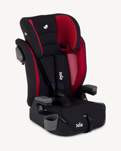Joie Elevate Baby Car Seat-Forward Facing-10 Positions Adjustable Headrest-With Ventilated Mesh Sides & Integrated Cup Holder-2 Years Warranty-For 1 to 12Y (From 9 to 36 Kg)-Cherry