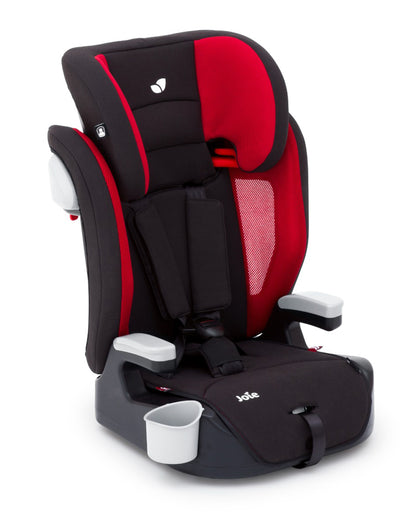 Joie Elevate Baby Car Seat-Forward Facing-10 Positions Adjustable Headrest-With Ventilated Mesh Sides & Integrated Cup Holder-2 Years Warranty-For 1 to 12Y (From 9 to 36 Kg)-Cherry