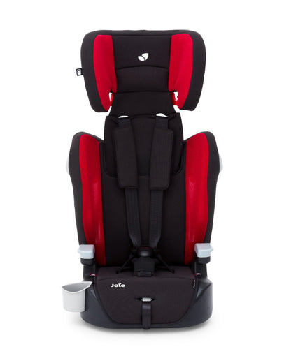 Joie Elevate Baby Car Seat-Forward Facing-10 Positions Adjustable Headrest-With Ventilated Mesh Sides & Integrated Cup Holder-2 Years Warranty-For 1 to 12Y (From 9 to 36 Kg)-Cherry
