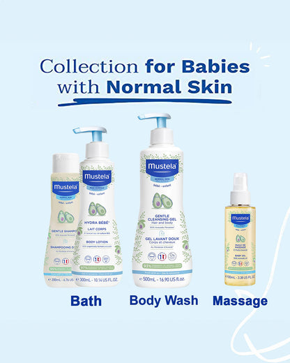 Mustela Gentle Beginning Newborn Gift Set-Pack of 4-Bathing Set For Baby Shower