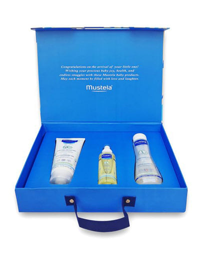 Mustela Mom's Treasure Newborn Gift Set-Pack of 3-Bathing Set For Baby Shower