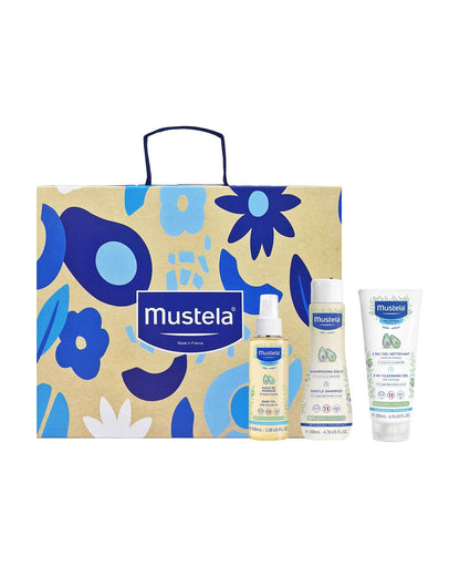 Mustela Mom's Treasure Newborn Gift Set-Pack of 3-Bathing Set For Baby Shower