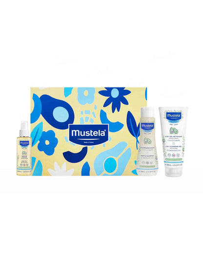 Mustela Mom's Treasure Newborn Gift Set-Pack of 3-Bathing Set For Baby Shower
