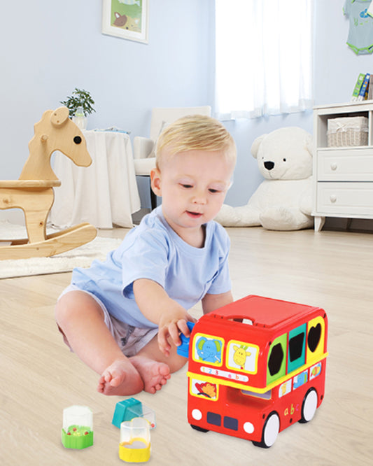 Funskool Giggles Shape Sorting Busdom-Shape Sorter & Stacker-Learning & Educational Toys-12M+