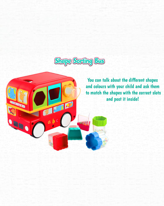 Funskool Giggles Shape Sorting Busdom-Shape Sorter & Stacker-Learning & Educational Toys-12M+