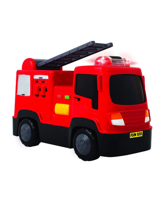 Funskool Giggles Fire Engine Vehicle Toy-Red-9M+