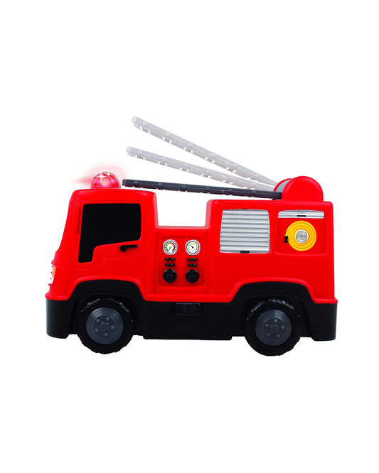 Funskool Giggles Fire Engine Vehicle Toy-Red-9M+