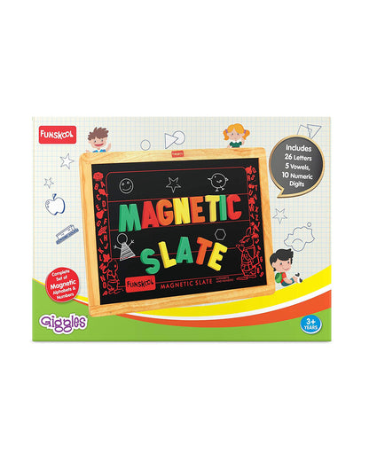 Funskool Giggles Wooden Magnetic Slate-Art & Craft Kit-18M+