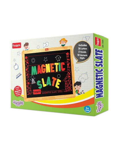 Funskool Giggles Wooden Magnetic Slate-Art & Craft Kit-18M+