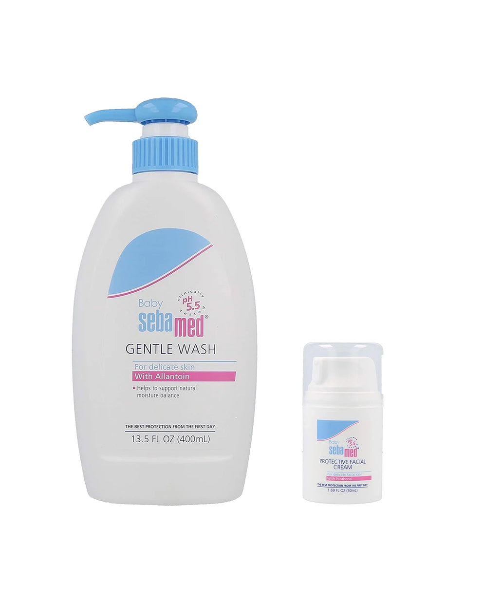 Sebamed Gentle Baby Body Wash (400 ml) & Protective Baby Face Cream (50