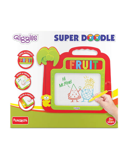 Funskool Giggles Super Doodle Erasable Slate-Art & Craft Kit-18M+