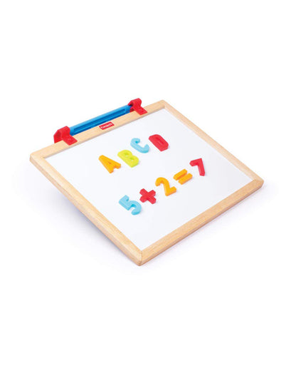 Funskool Giggles Learn N Write Deluxe 3 In 1 Magnetic Easel Board-Chalkboard & Whiteboard-Art & Craft Kit-18M+