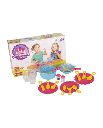 Funskool Giggles Dinnerware Party Set-Pretend & Play Toy-24M+